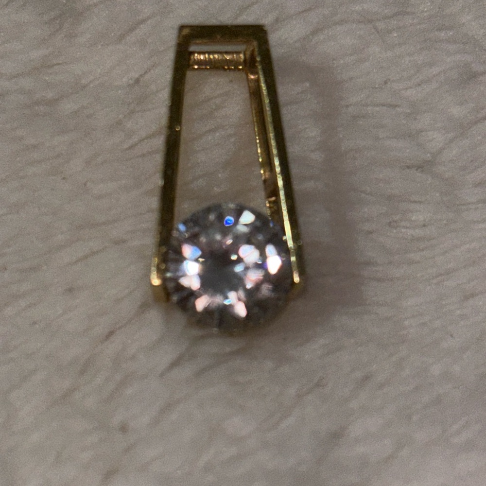 Elegant Gold and Silver Women's Pendant